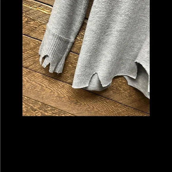 LNA Light Gray Tencel Blend Sweater — Size XS - Picture 6 of 7